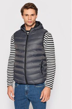 Brave Soul Vesta MJK-BLACKBURN Sivá Regular Fit