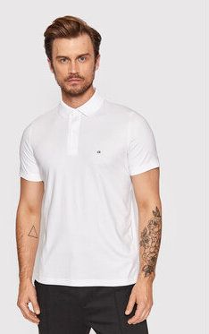 Calvin Klein Polokošeľa Liquid Touch K10K107090 Biela Slim Fit