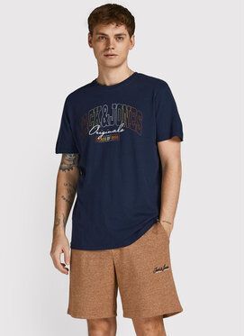 Jack&Jones Tričko Penny 12207694 Tmavomodrá Regular Fit