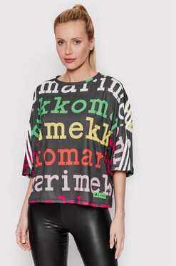 adidas Blúzka MARIMEKKO HG6327 Čierna Loose Fit