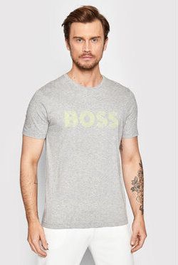 Boss Tričko Tee 6 50466608 Sivá Regular Fit