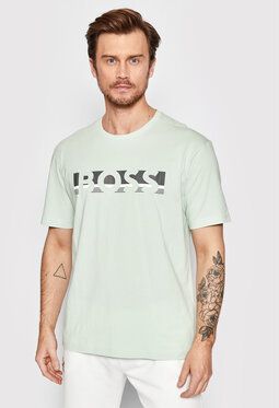 Boss Tričko Tee 1 50466295 Zelená Relaxed Fit