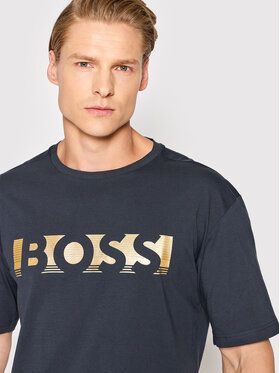 Boss Tričko Tee 1 50466295 Tmavomodrá Relaxed Fit