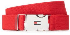 Tommy Hilfiger Detský opasok Kids Easy Clip Belt AU0AU01400 Červená