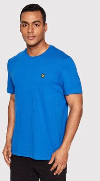 Lyle & Scott Tričko Plain TS400VOG Modrá Regular Fit