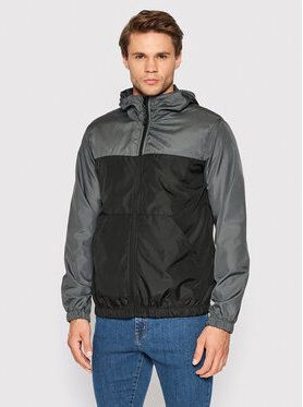Brave Soul Prechodná bunda MJK-ASHBLOCK Čierna Regular Fit