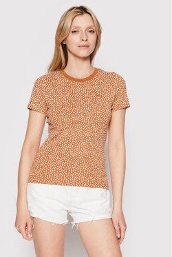 Levi's® Tričko Rib Baby 37697-0043 Oranžová Slim Fit