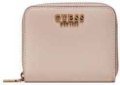 Guess Malá dámska peňaženka Laurel Slg Small Zip Around SWVB85 00370 Béžová