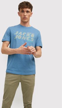 Jack&Jones Tričko Phil 12213764 Modrá Regular Fit