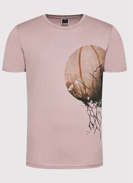 Jack&Jones Tričko Graphic 12210354 Fialová Regular Fit