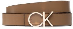 Calvin Klein Dámsky opasok Re-Lock Ck Rev Belt 30Mm K60K609564 Hnedá