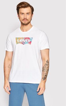 Levi's® Tričko Graphic Crewneck 22491-0453 Biela Regular Fit