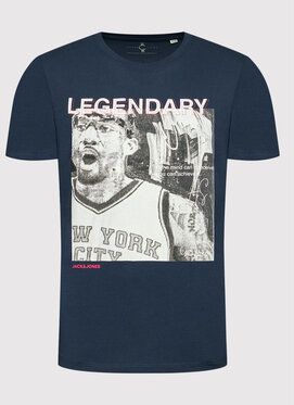 Jack&Jones Tričko Legends Photo 12211022 Tmavomodrá Regular Fit