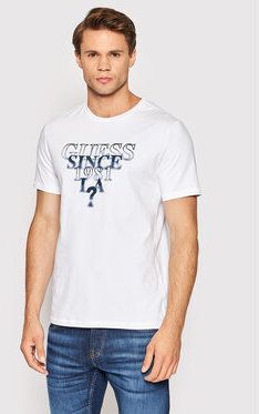 Guess Tričko M2YI44 J1311 Biela Slim Fit
