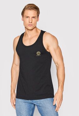 Versace Tank top Medusa AUU01012 Čierna Regular Fit