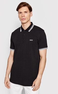 Boss Polokošeľa Paddy 50469055 Čierna Regular Fit