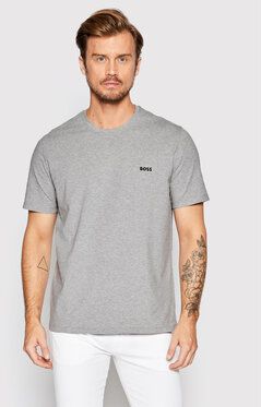 Boss Tričko Mix&Match 50469550 Sivá Regular Fit