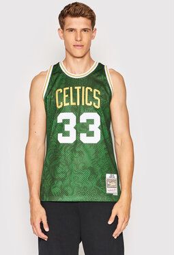 Mitchell & Ness Tank top TFSM1248 Zelená Regular Fit