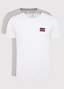 Levi's® 2-dielna súprava tričiek 79681-0014 Biela Slim Fit