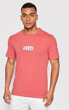 Guess Tričko M2YI20 J1311 Ružová Slim Fit
