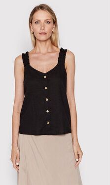 Tom Tailor Denim Top 1031332 Čierna Regular Fit