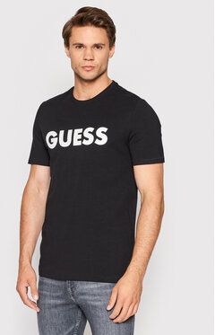 Guess Tričko M2YI42 J1311 Čierna Slim Fit
