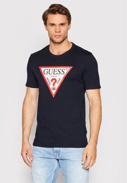 Guess Tričko M2YI71 I3Z11 Tmavomodrá Slim Fit