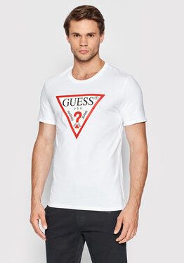 Guess Tričko M2YI71 I3Z11 Biela Slim Fit