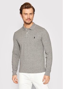 Polo Ralph Lauren Polokošeľa 710681126003 Sivá Slim Fit