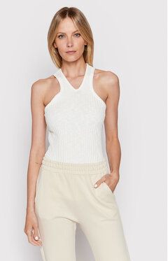 United Colors Of Benetton Top 3G0WDH003 Biela Slim Fit