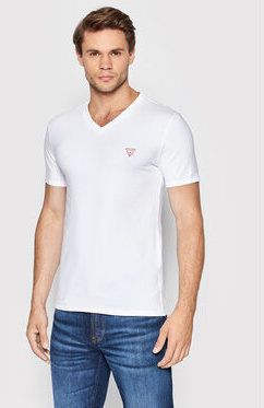 Guess Tričko M2YI32 J1311 Biela Super Slim Fit