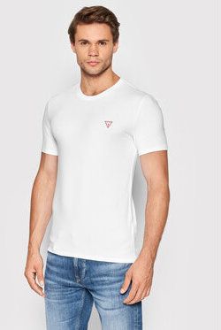 Guess Tričko M2YI24 J1311 Biela Super Slim Fit