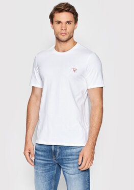 Guess Tričko M2YI36 I3Z11 Biela Slim Fit
