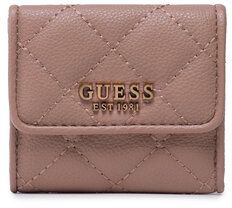 Guess Malá dámska peňaženka Abey (QB) Slg SWQB85 58440 Hnedá