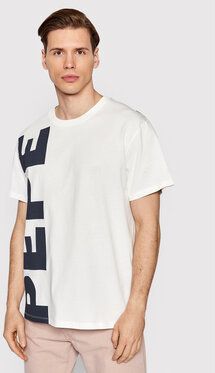 Pepe Jeans Tričko Shedrick PM508374 Biela Relaxed Fit