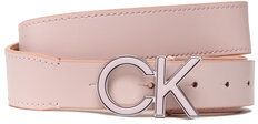 Calvin Klein Dámsky opasok Re-Lock Inlay Logo Belt 30Mm K60K609607 Ružová