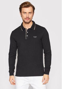 Guess Polokošeľa M2YP58 K7O61 Čierna Slim Fit