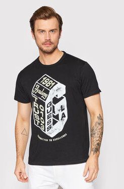 Guess Tričko M2YI25 K8FQ1 Čierna Regular Fit