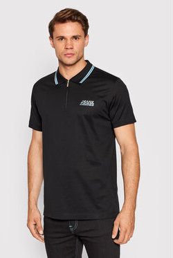 KARL LAGERFELD Polokošeľa 745085 523200 Čierna Regular Fit