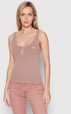 Guess Top W2YI00 KA0H1 Ružová Slim Fit