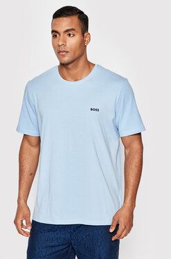 Boss Tričko Mix&Match 50469605 Modrá Regular Fit