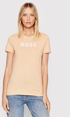 Boss Tričko C_Elogo_7 50472255 Oranžová Regular Fit