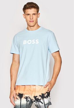 Boss Tričko 50469289 Modrá Regular Fit