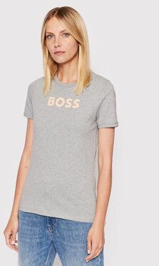 Boss Tričko C_Elogo_7 50472255 Sivá Regular Fit