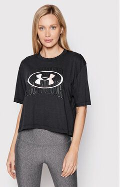 Under Armour Tričko Live Novelty 1369881 Čierna Loose Fit