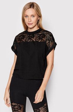 Urban Classics Blúzka Lace TB4359 Čierna Regular Fit