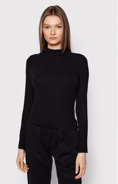 Urban Classics Blúzka Turtleneck TB1708 Čierna Slim Fit