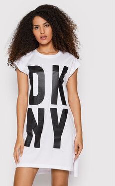 DKNY Tričko P1RHRB2M Biela Regular Fit