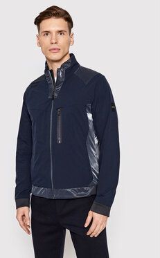 Boss Prechodná bunda Teon 50470280 Tmavomodrá Regular Fit