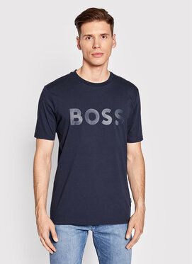 Boss Tričko Tiburt 272 50467075 Tmavomodrá Regular Fit